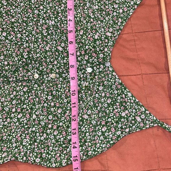 Rails Frida Strappy Summer Dress Green Floral Size Small S - Picture 8 of 12